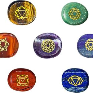 Premium Crystal Healing Chakra Set – 7 Chakra Stones